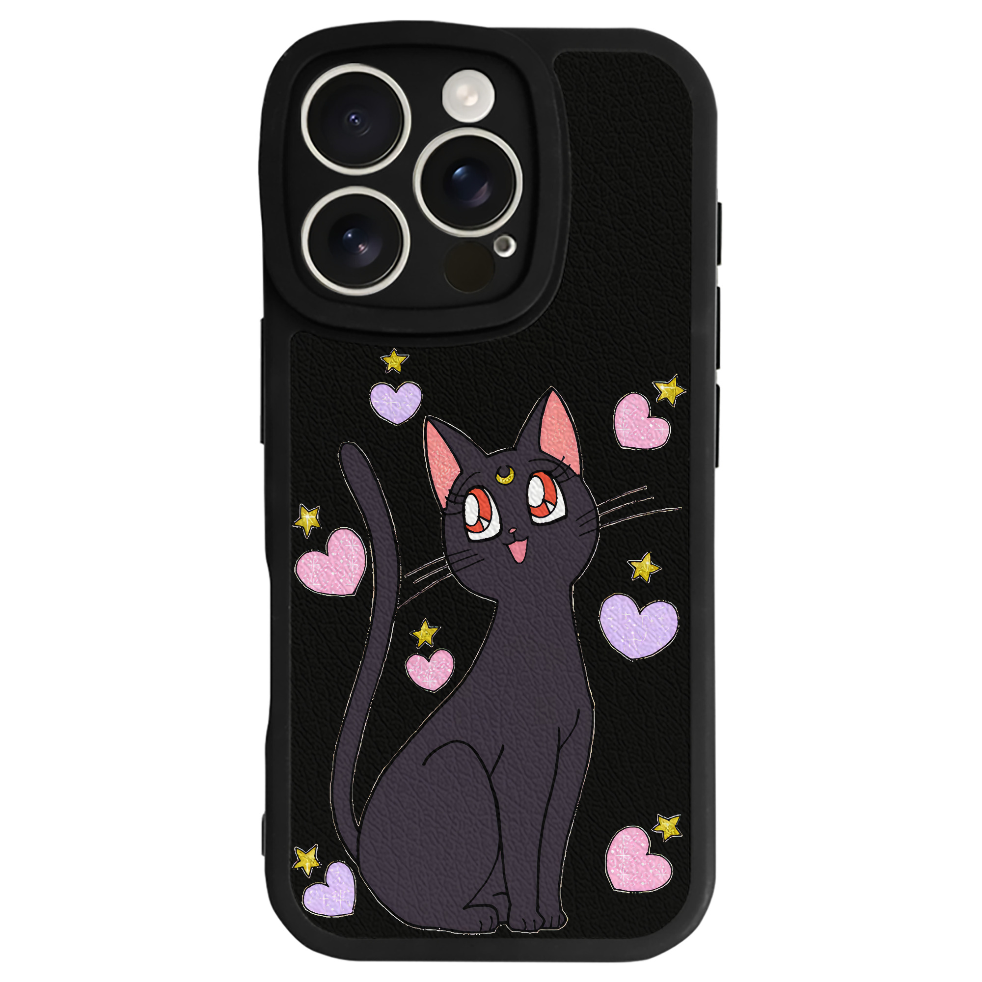 （画像用） 美少女戦士セーラームーン Sailor Moon 【iPhone 16シリーズ対応】シリコンスマホケース（レザー調） 材質：シリコン